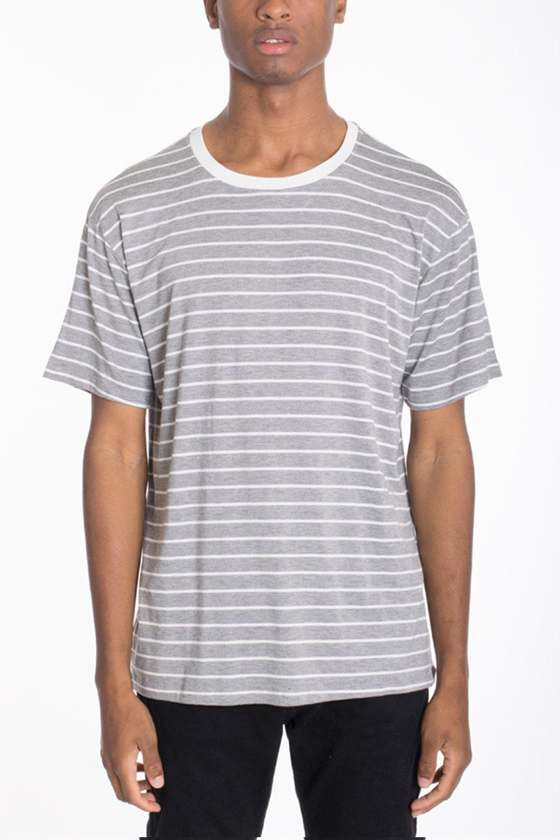 COTTON STRIPED TEE - MeJ-design