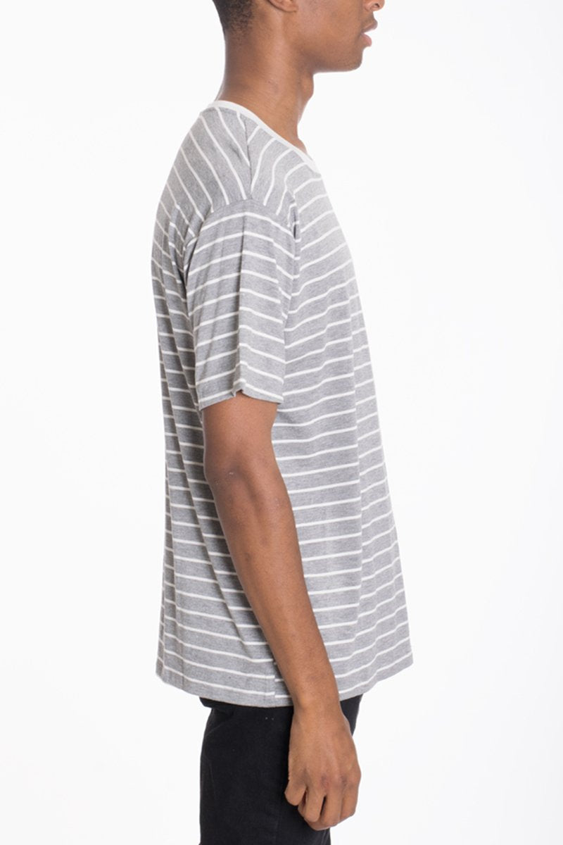 COTTON STRIPED TEE - MeJ-design